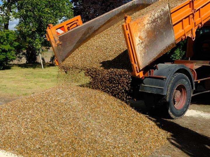 Benne pour transport d'agrégats Le Vaucluse